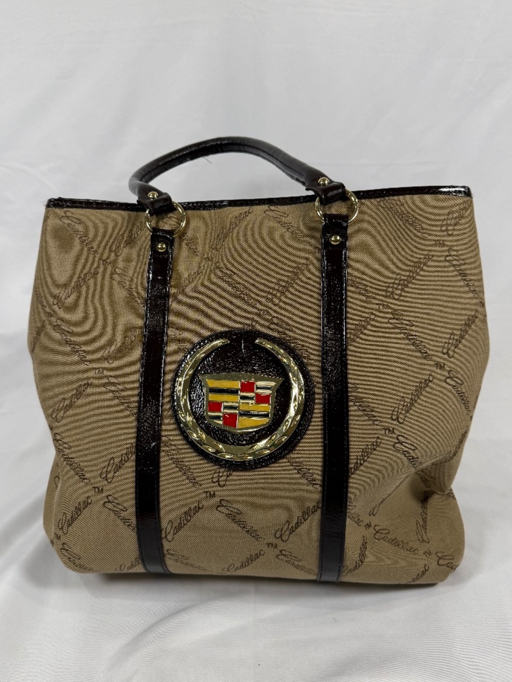 Cadillac Monogram Tote Bag Y2K McBling Car Girl Purse